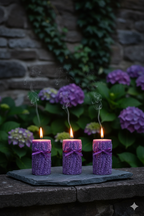 Serenity Lavender Pilllar Candle