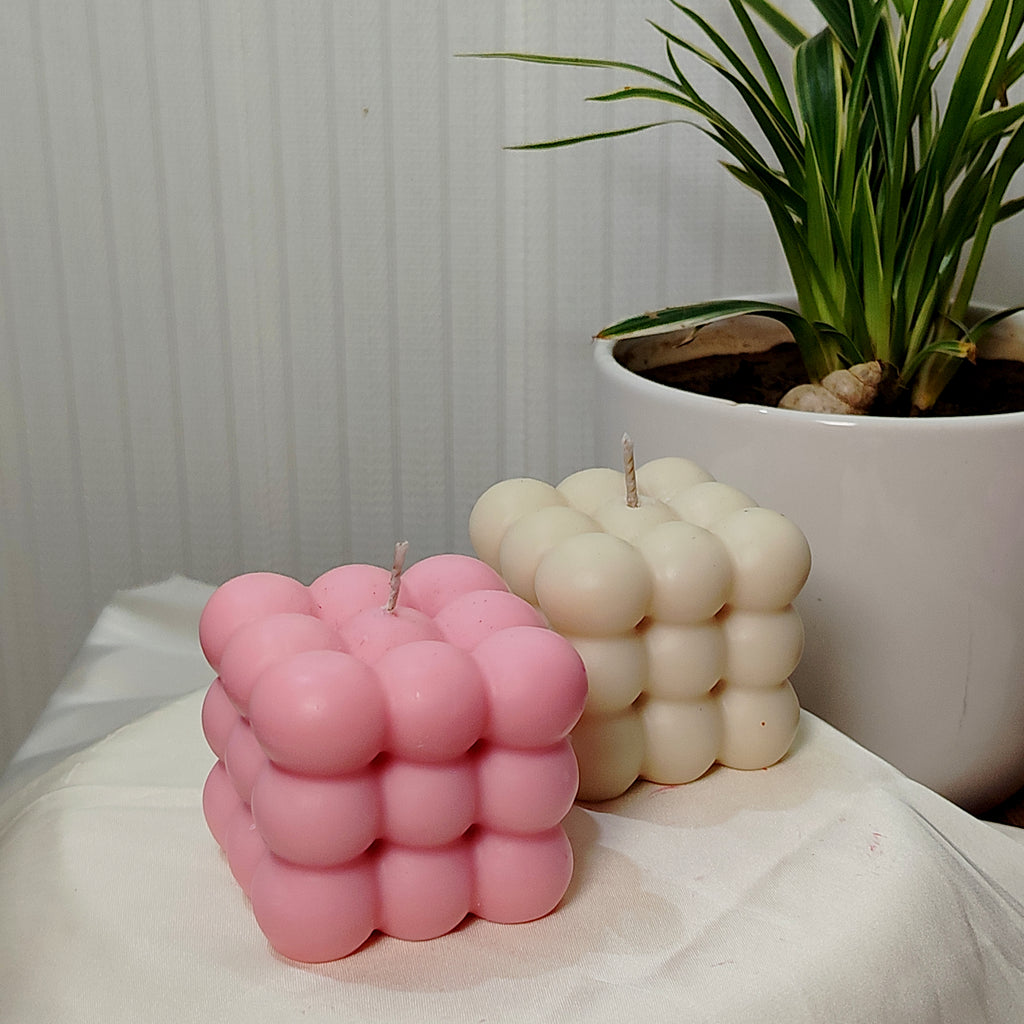 Large Bubble Candle