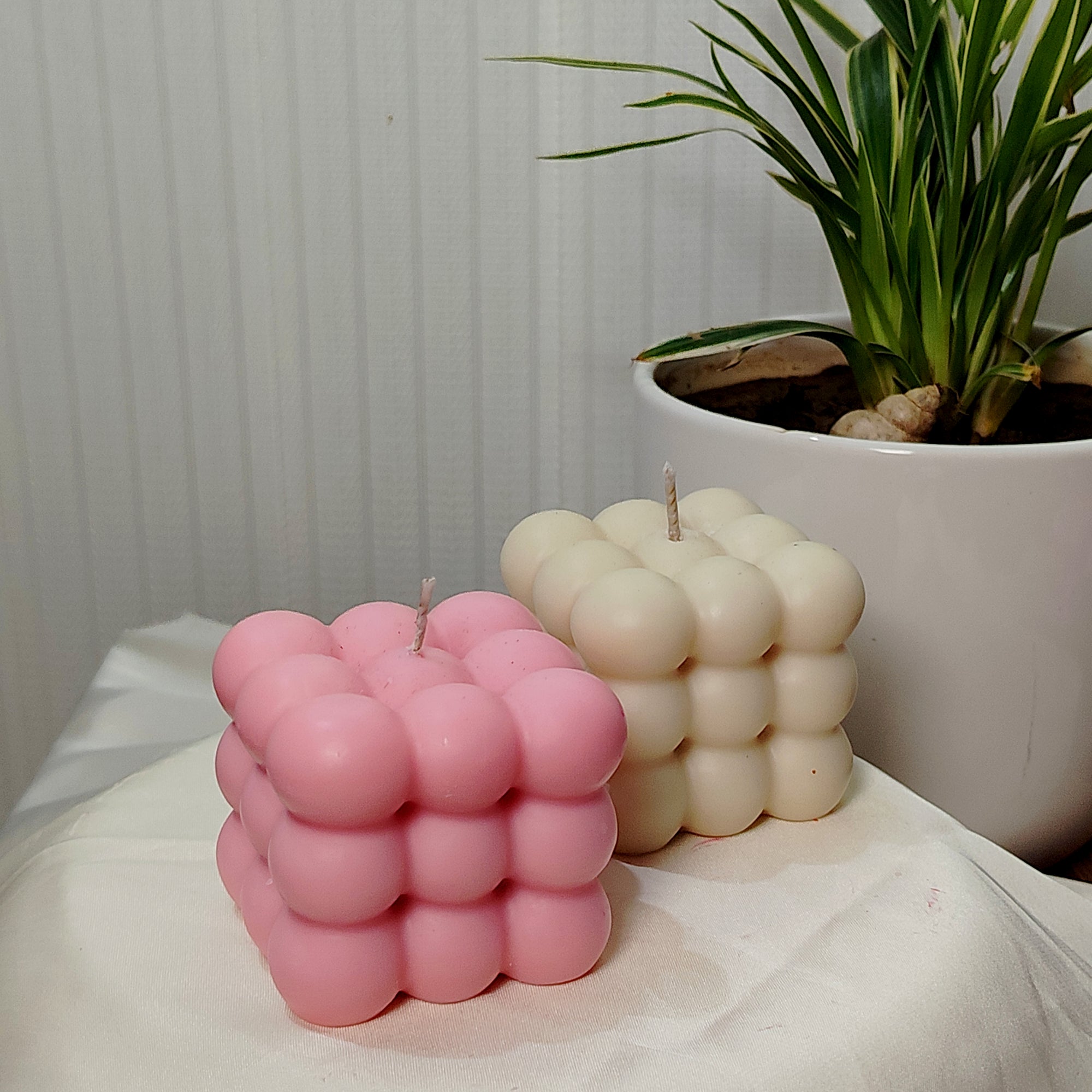 Large Bubble Candle