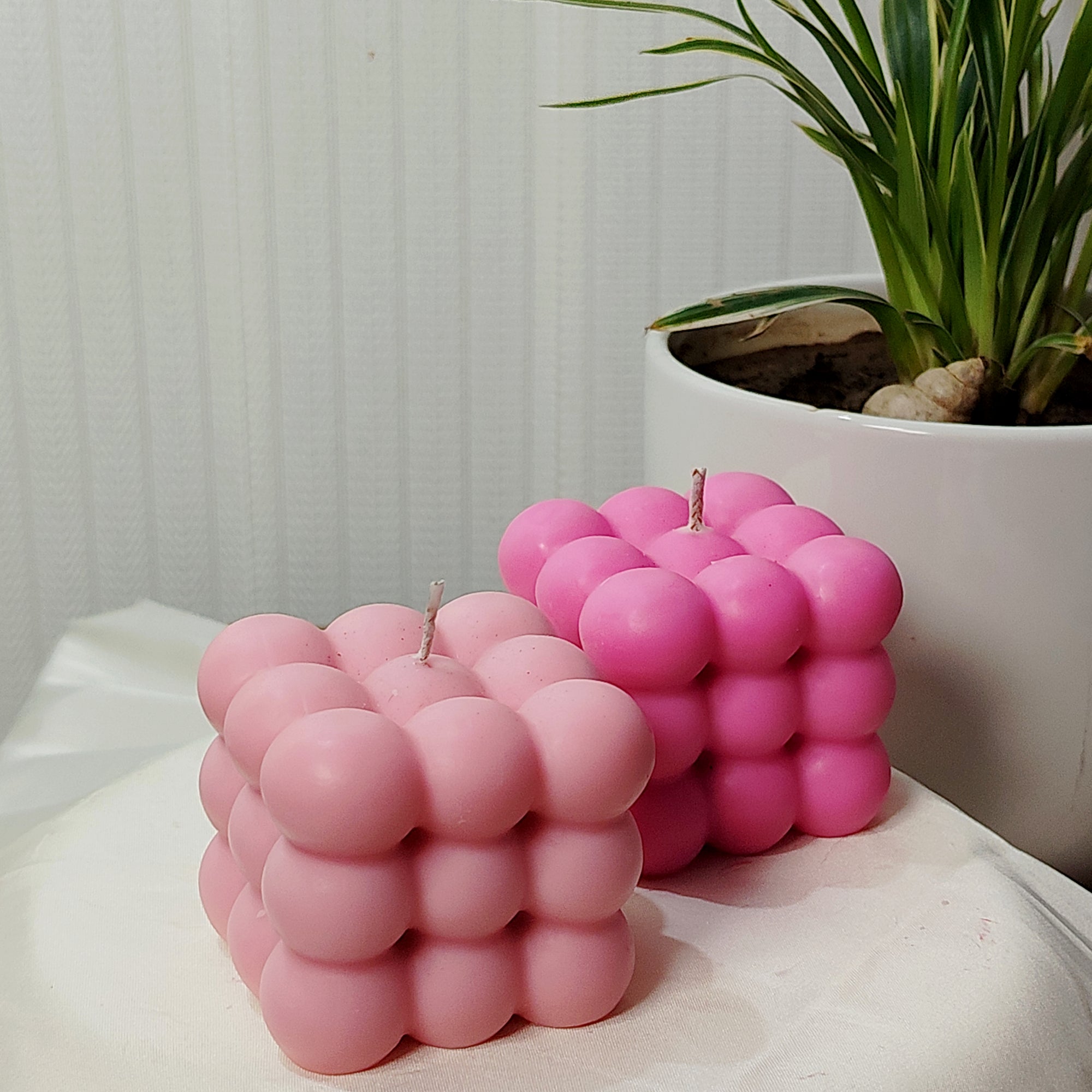 Large Bubble Candle
