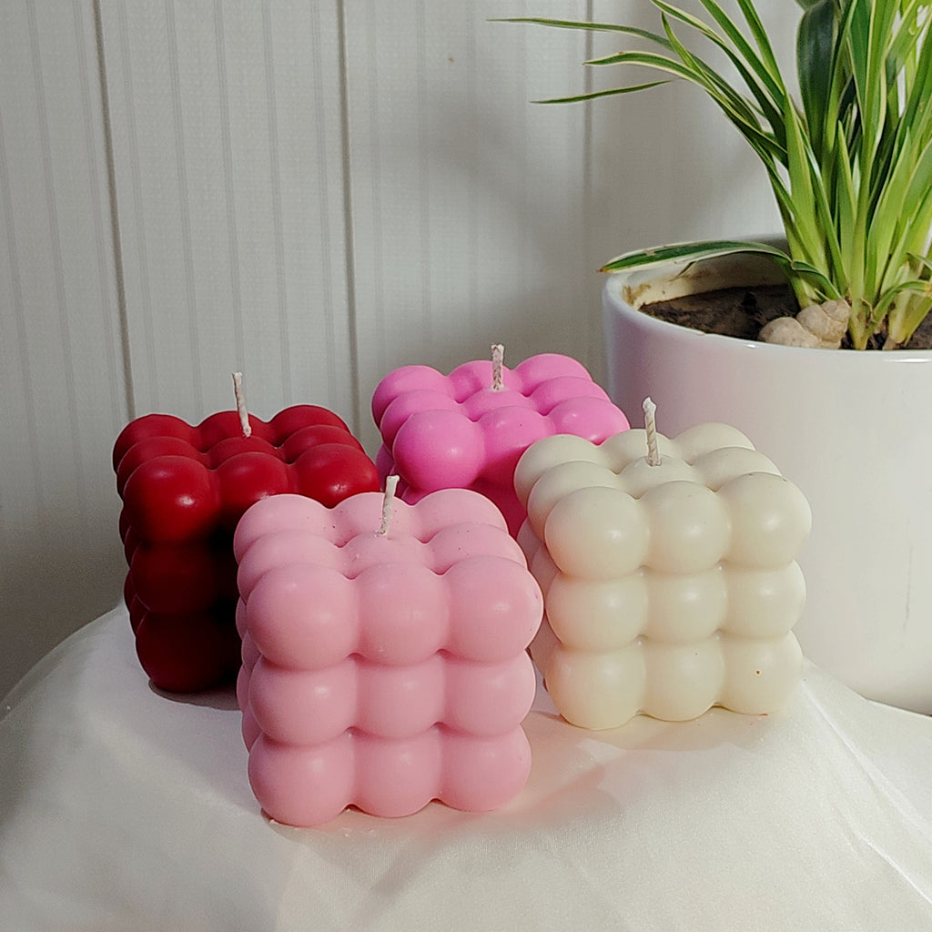 Large Bubble Candle
