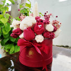 Royal Garnet - Floral Candle Bouquet