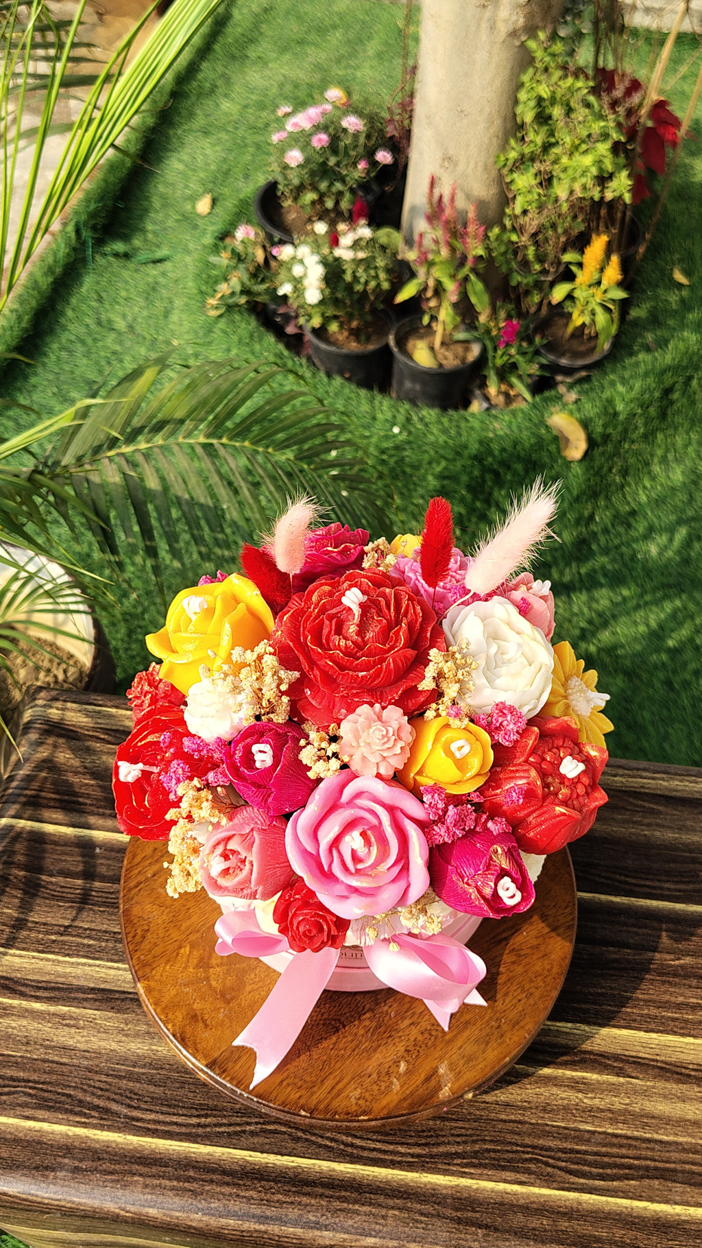 Signature Blush Candle Bouquet