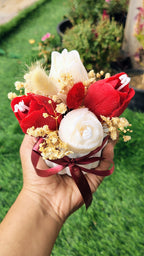 Petals In Promise - Tulip Candle Mini Bouquet